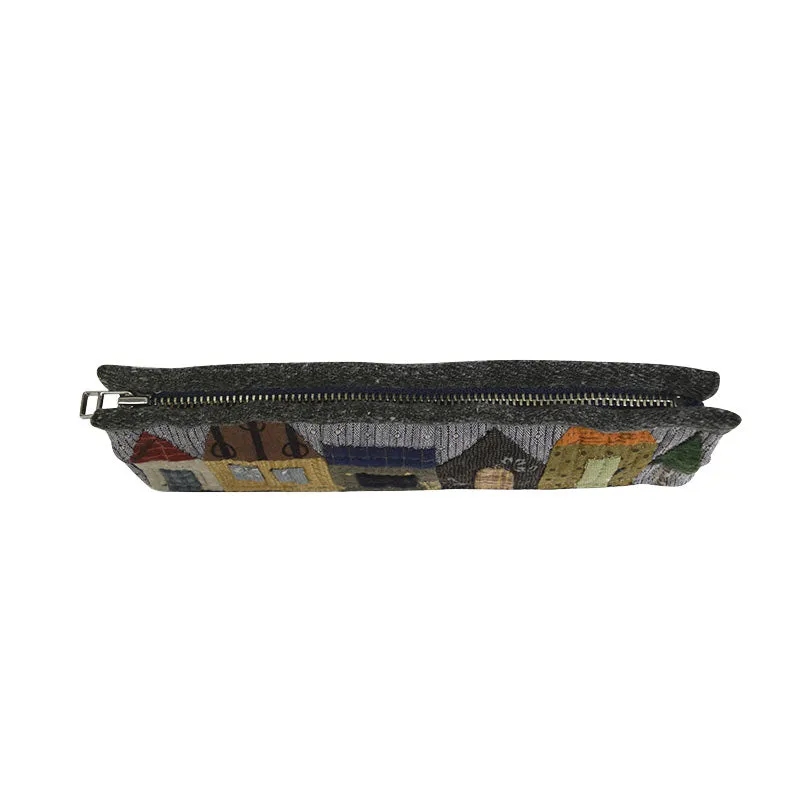 Yoko Saito House Pen Case kit trousse patchwork maisons