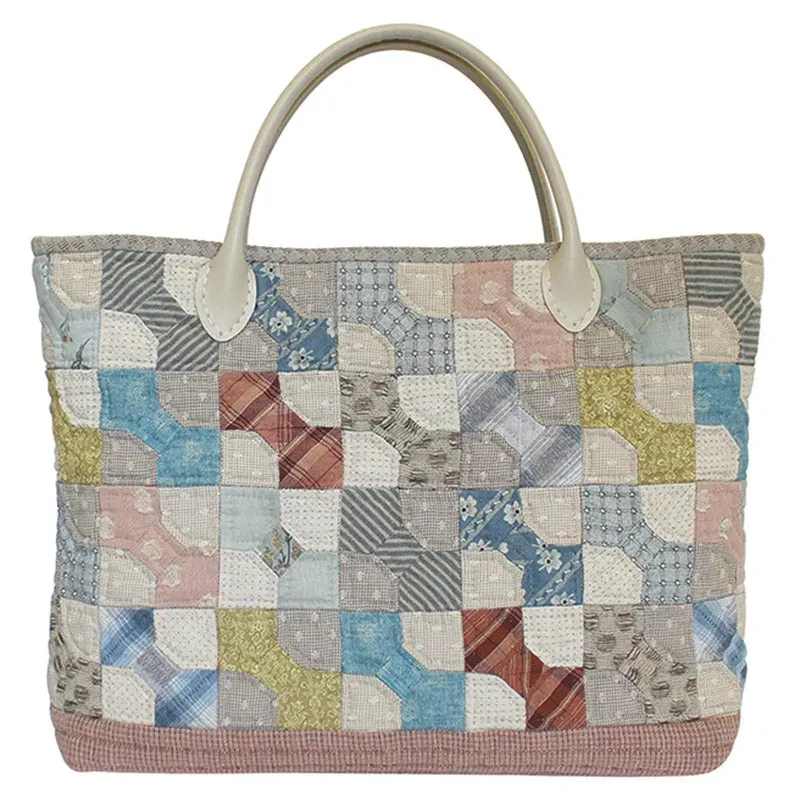 Yoko Saito Bow Tie Tote Bag kit sac débutant 27x40 cm
