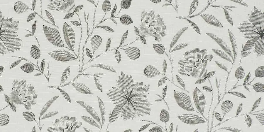 French General Lilou Charcoal tissu ameublement 137cm