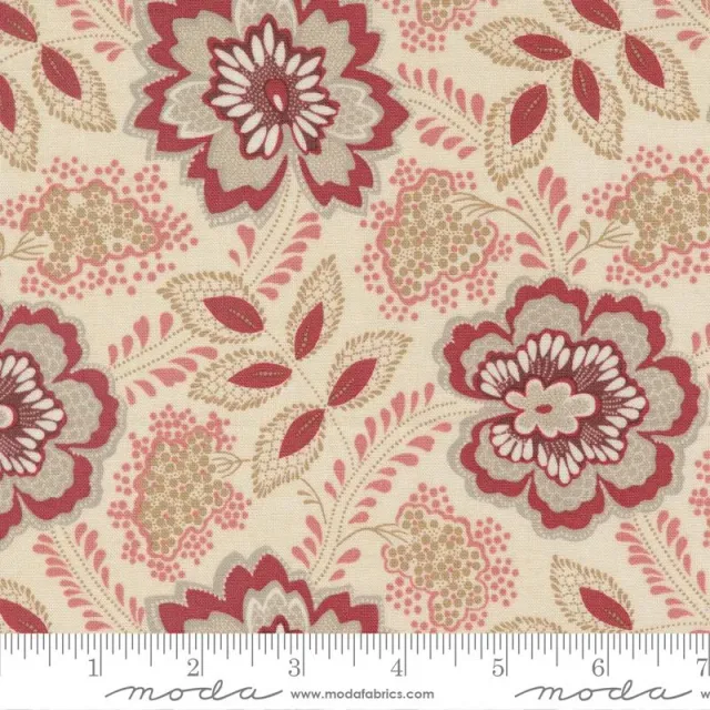 French General Chateau de Chantilly 13943 16 tissu coton perle au mètre