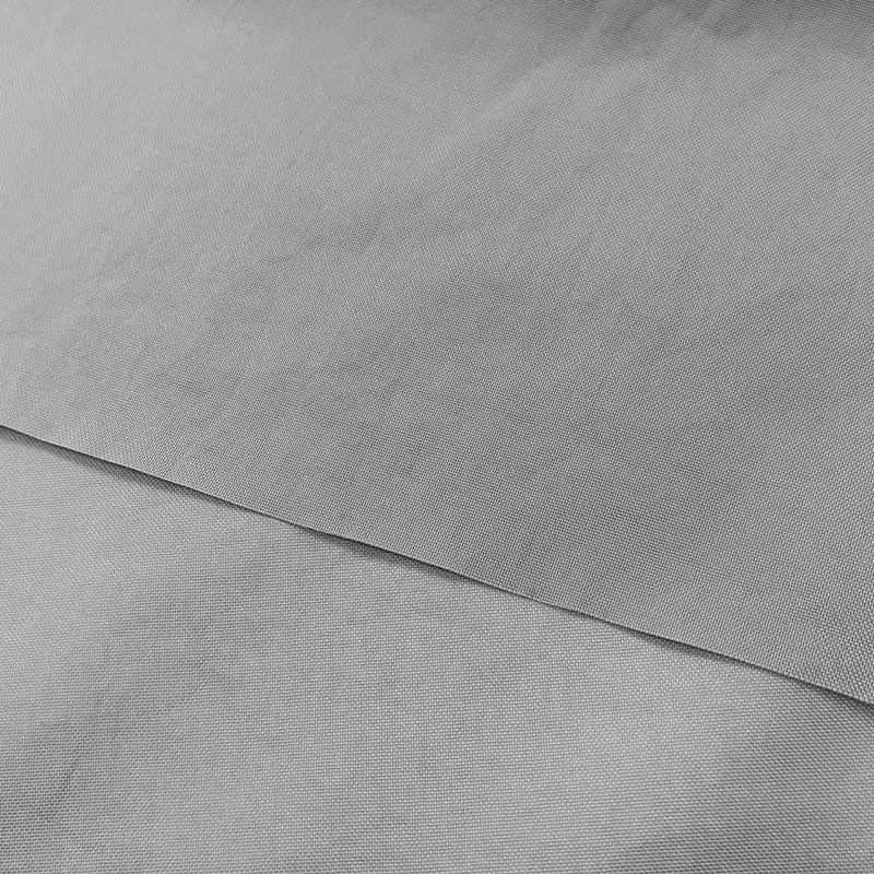 Yoko Saito tissu nylon oxford washer gris coupon 100x104 cm