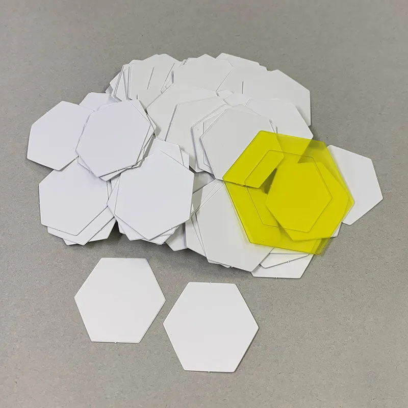 Yoko Saito Hexagones gabarit papier 10 mm 100 pièces