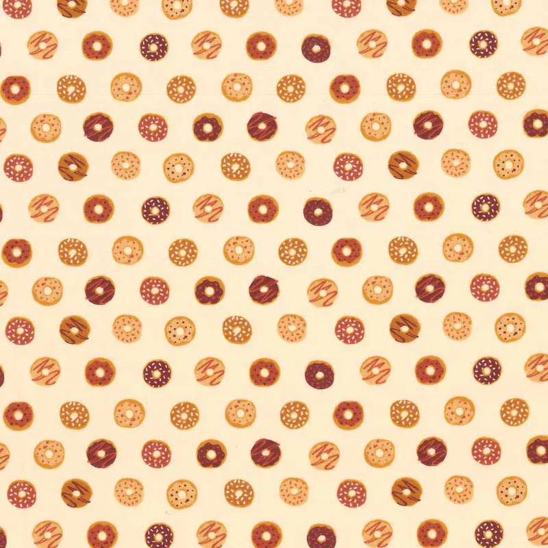 Yoko Saito 2026-03-A02 coupon coton donuts 45x35 cm