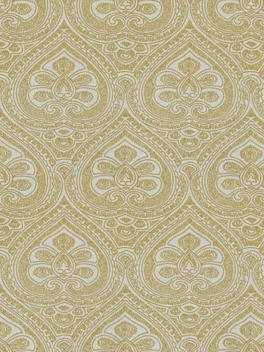 French General Jardin La Moreaux Harvest tissu ameublement brodé