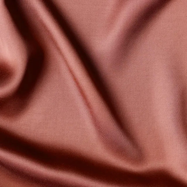 La Maison Naïve Satin de Viscose Sienne échantillon tissu 8,5 cm