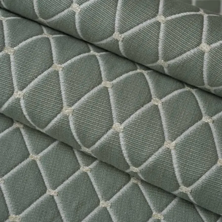 French General Jardin Margo La Mer tissu ameublement coton