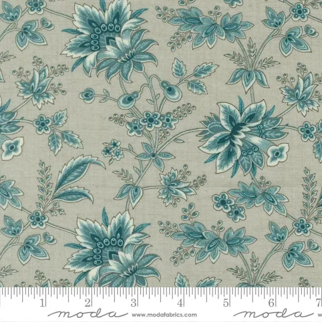 French General La Maison Bleu 36162 12 tissu coton bleu au mètre