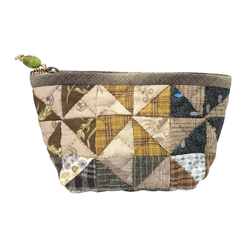 Yoko Saito Pinwheel kit pochette patchwork moulinet