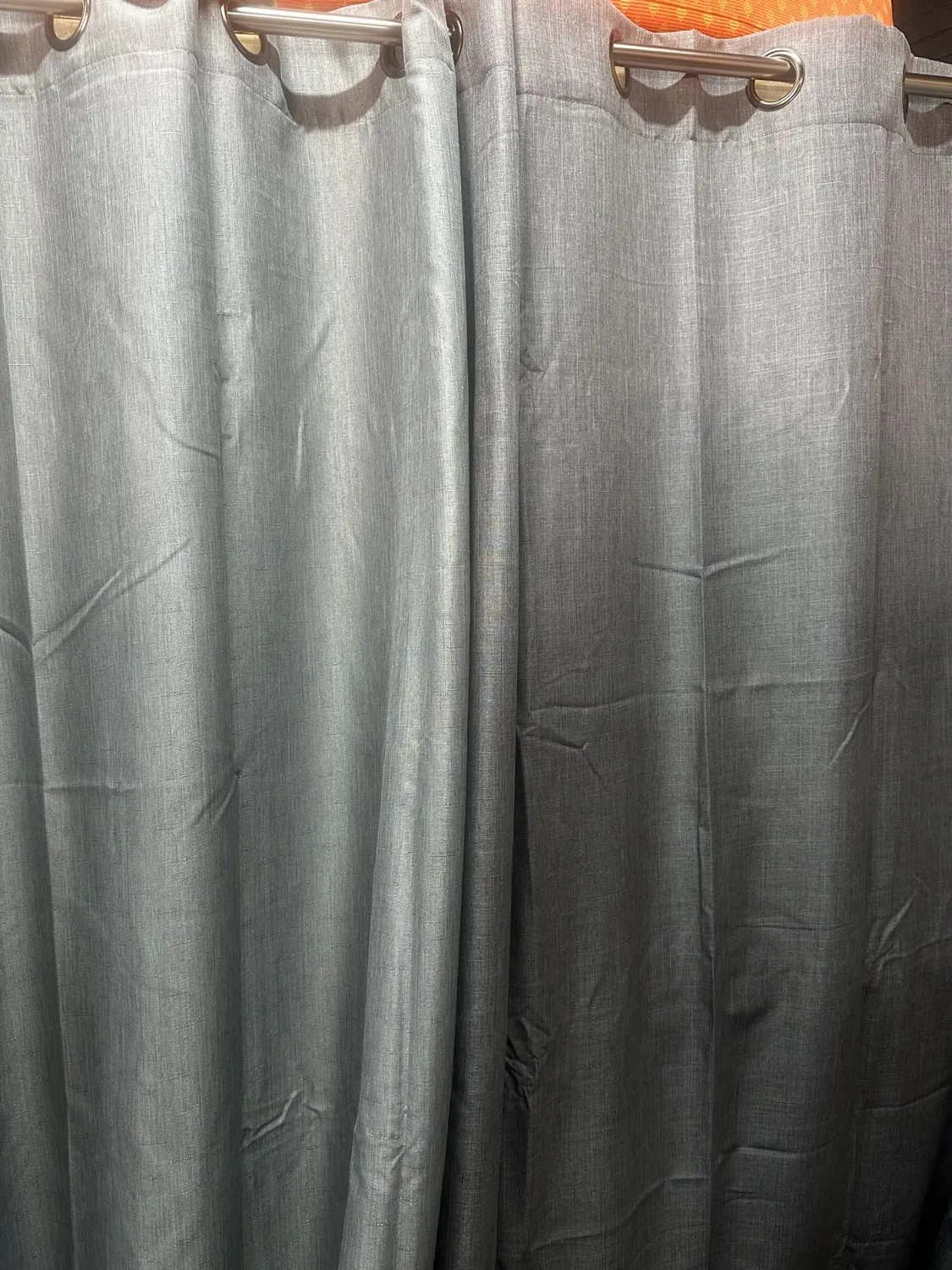 Stof Bea Rideau à Œillets Anthracite 140x260 cm Polyester