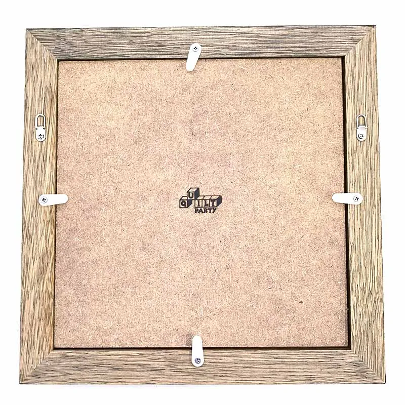 Yoko Saito Quilt Party cadre bois 18 cm marron foncé