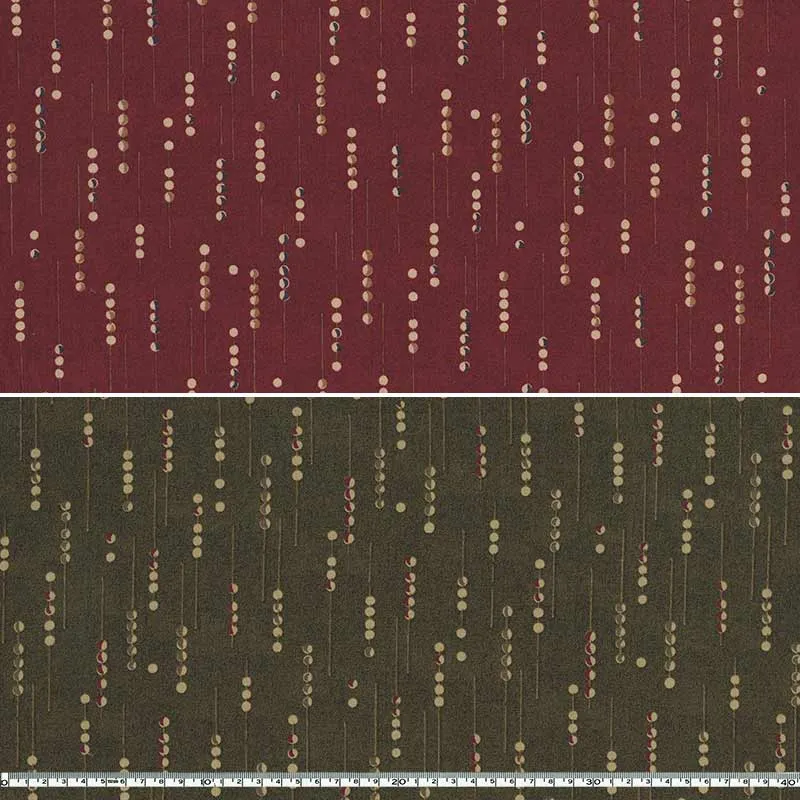 Yoko Saito Centenary 10749 tissu coton prédécoupé 33x35cm pois