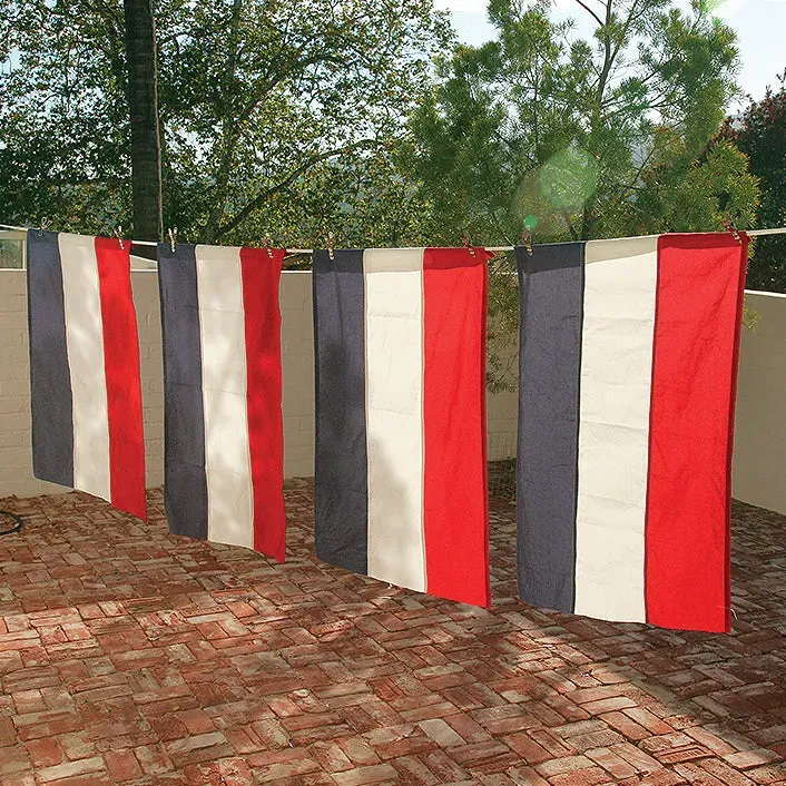French General French Bunting toile coton 56 cm lisière finie au mètre