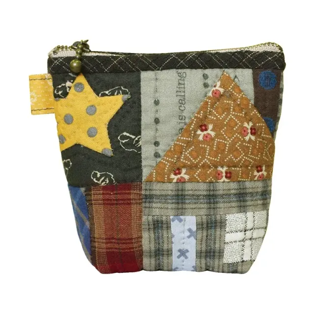 Yoko Saito US House kit pochette patchwork maison 14 cm