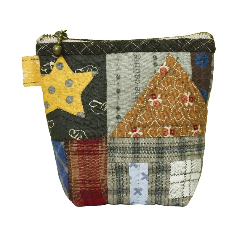 Yoko Saito US House kit pochette patchwork maison 14 cm