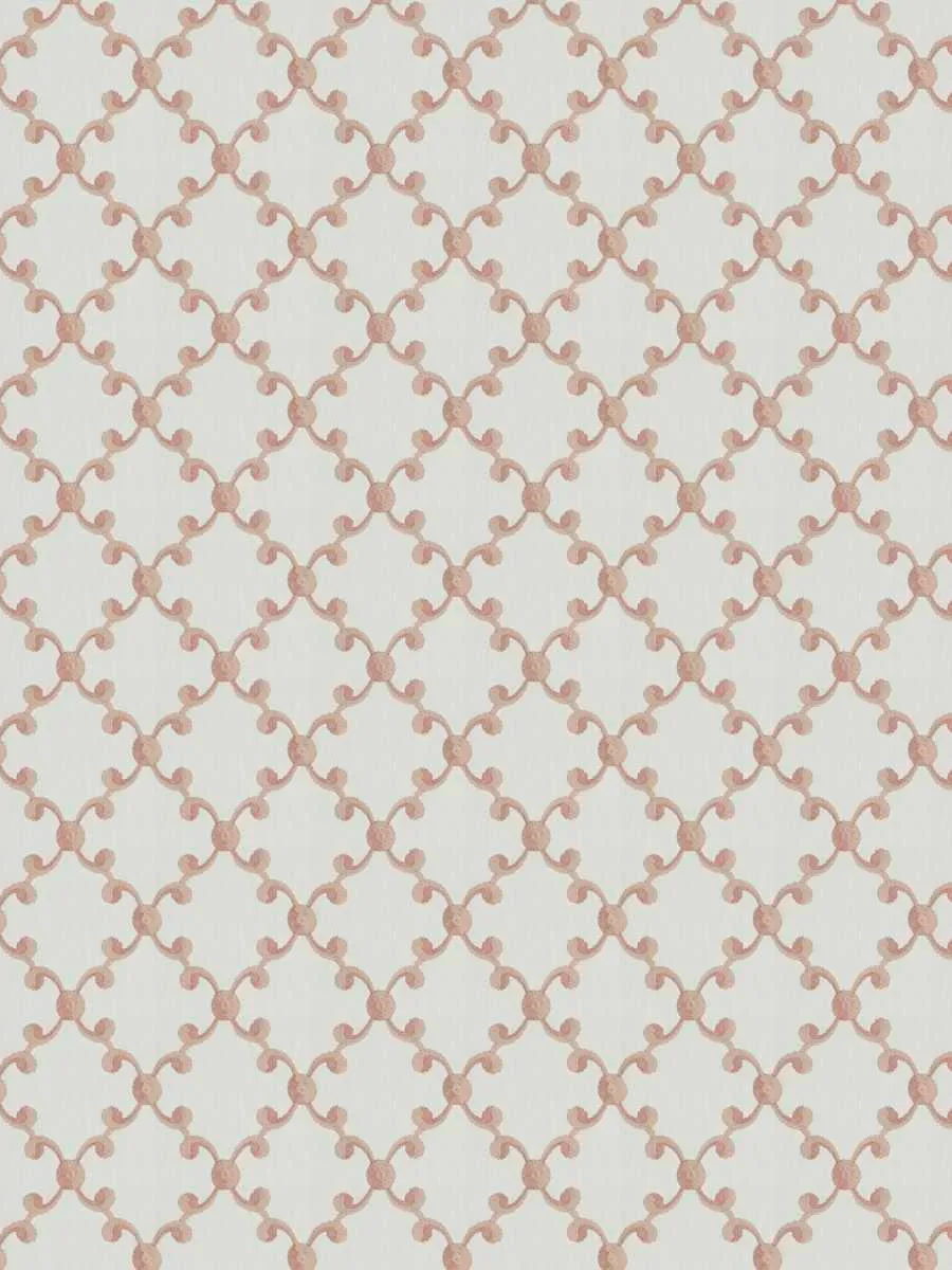 French General Jardin Morisette Rose tissu ameublement