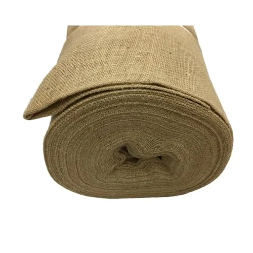 Tissushop CS380 toile de jute naturel 1 mètre 190 cm