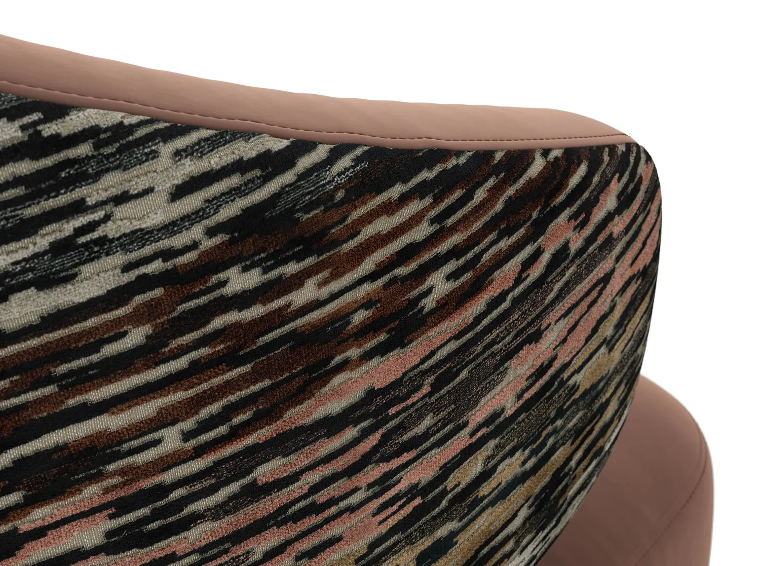 Elastron Eden Collection tissu canapé terra motif organique