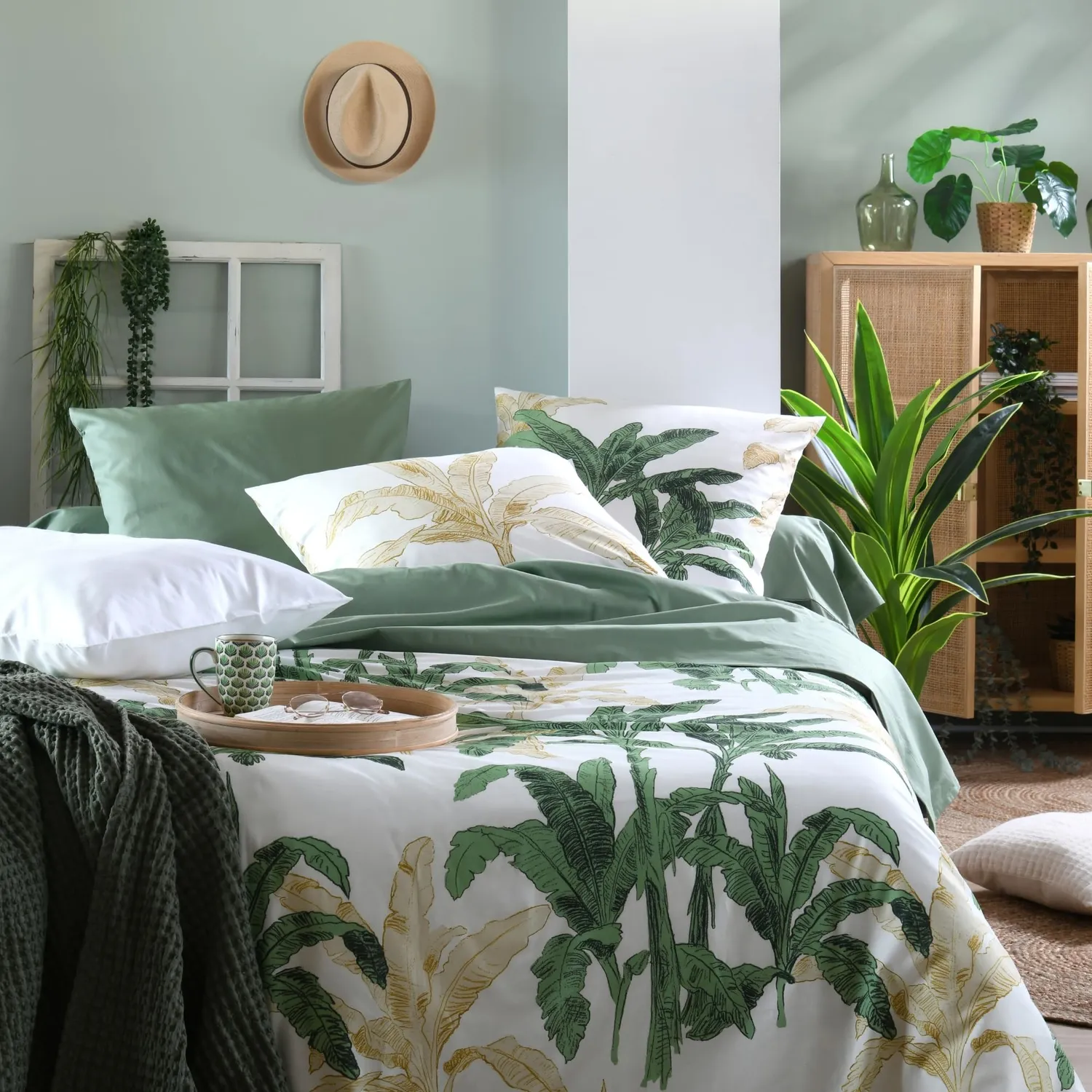 STOF Arama taie d'oreiller 50x70 vert percale