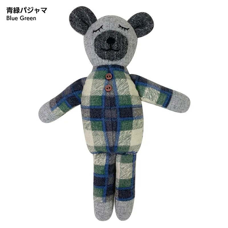 Sleepy Bear vol.2 kit ours peluche tissu blanc 27 cm Yoko Saito