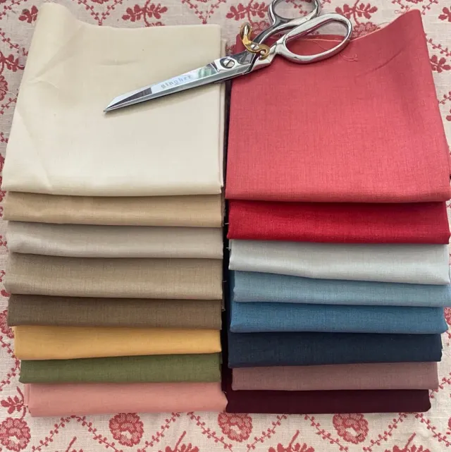French General Favorite Solids tissu coton uni 16 coupons