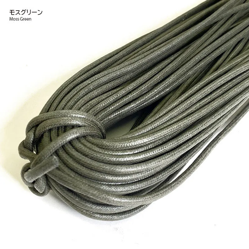 Yoko Saito cordon ciré épais 4 mm au mètre