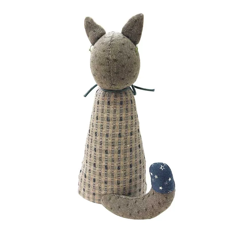 Yoko Saito Patchwork Animals 3 kit chat peluche et pochon