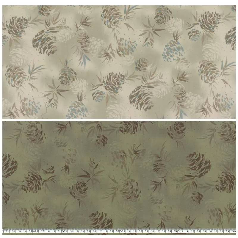 Yoko Saito Centenary 28 10467 tissu coton pomme de pin au mètre