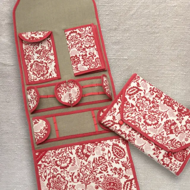 French General Chafarcani trousse couture à enrouler 23x15 cm