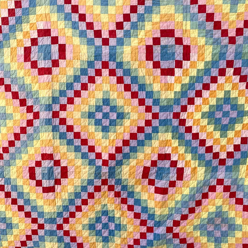 French General Trip Around the World quilt ancien 231x178