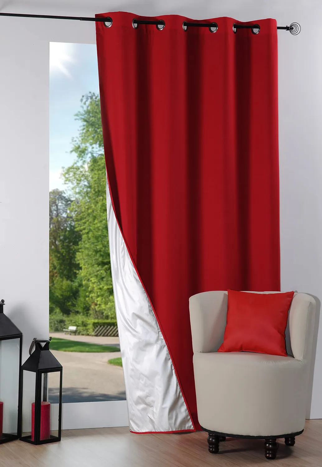 STOF Nelson rideau occultant 240x135 cm marron isolant