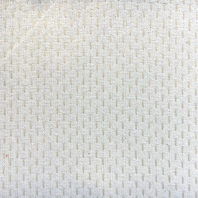 French General Sashiko Pearl Oyster tissu coton au mètre piqué