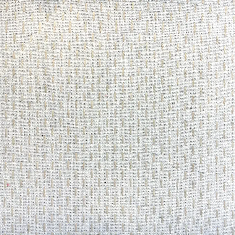 French General Sashiko Pearl Oyster tissu coton au mètre piqué