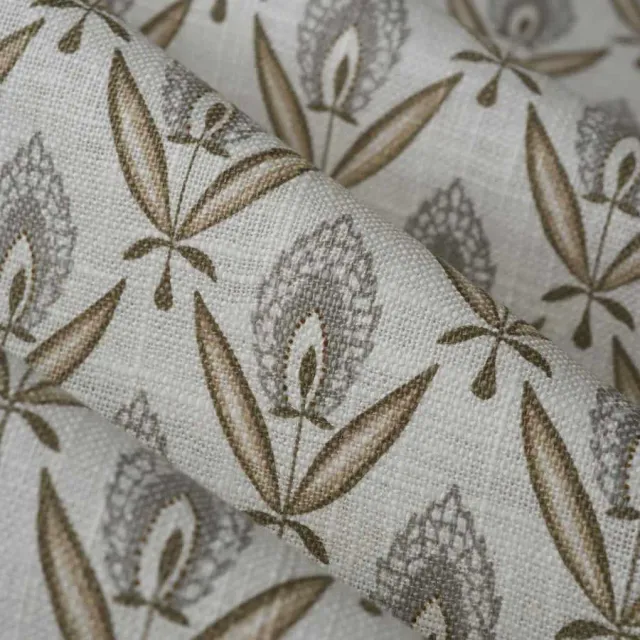 French General Darcy tissu ameublement lin coton 137 cm