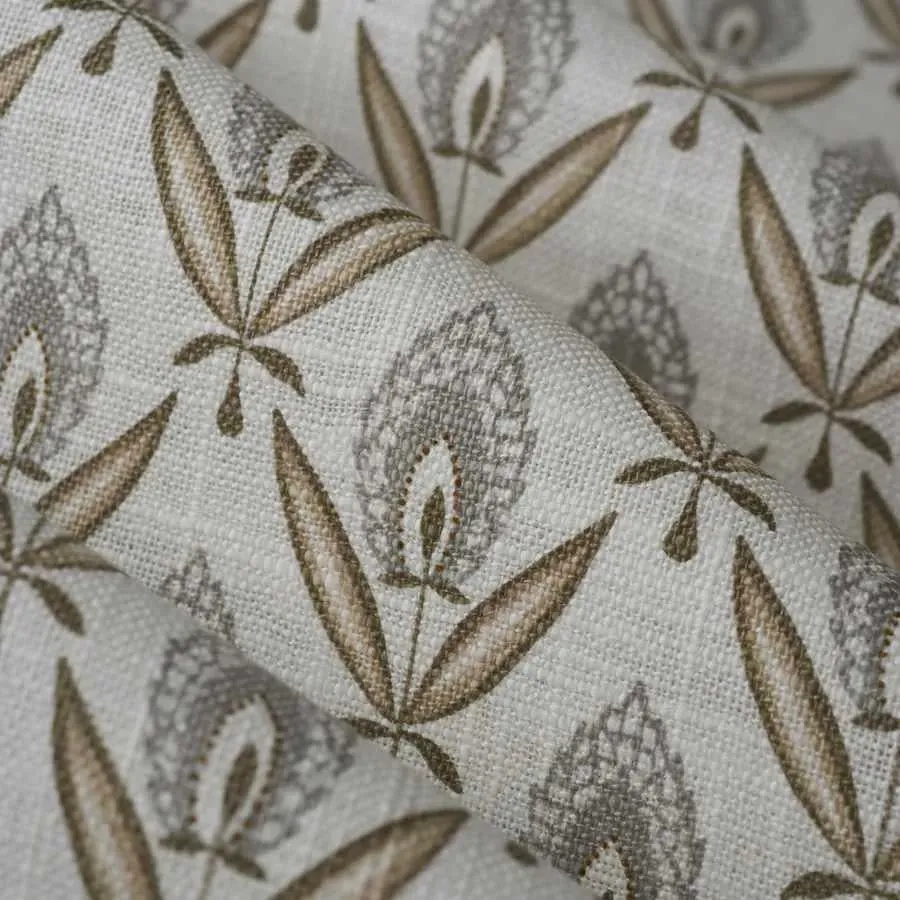 French General Darcy tissu ameublement lin coton 137 cm