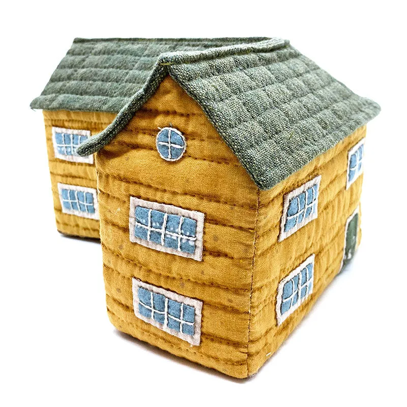Yoko Saito 3D School kit patchwork maison école 19 cm