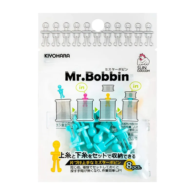 Yoko Saito Mr Bobbin clip canette lot de 8 rose
