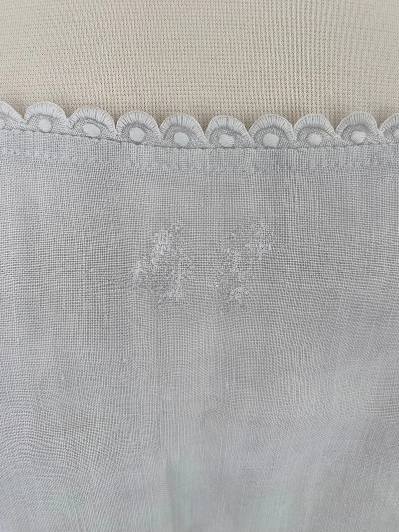 French General Found in France n°12 chemise lin ancien taille 10