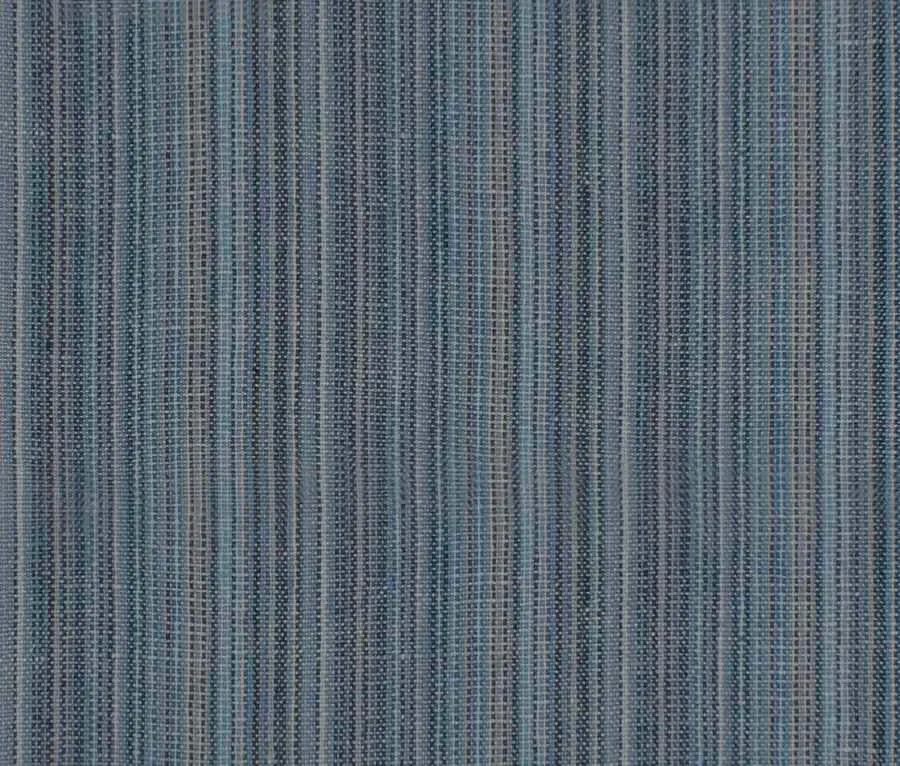 French General Duchemin Indigo tissu ameublement lin indigo au mètre