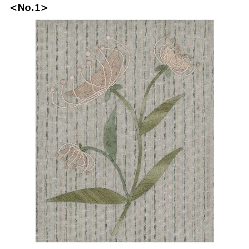 Yoko Saito Fleurs Scandinaves patron appliqué No.1