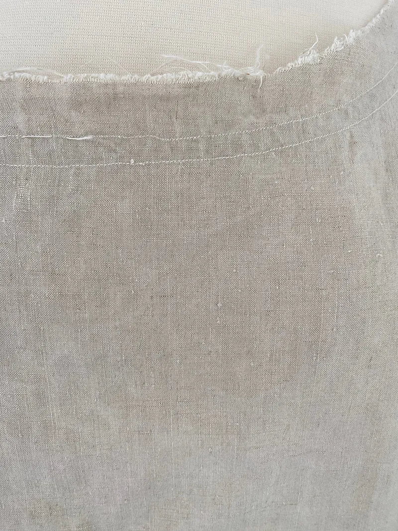 French General chemise ancienne chanvre gris taille 6-8