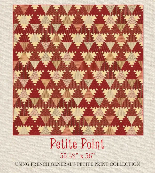 French General Petite Prints patron quilt Petite Point imprimé
