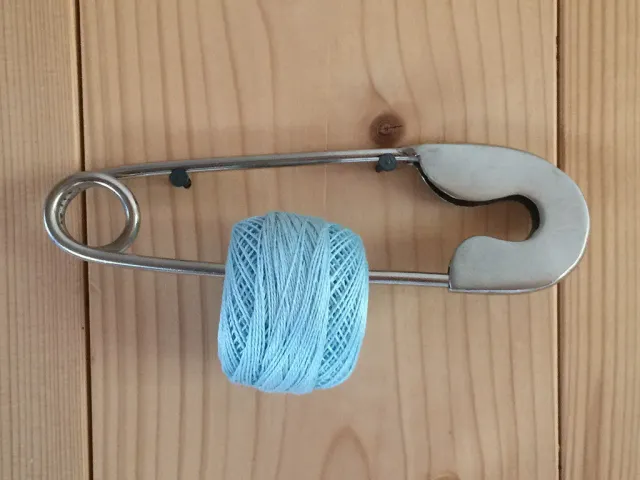 La Croix et La Manière Coton perlé n°8 Ciel fil 80m n°747