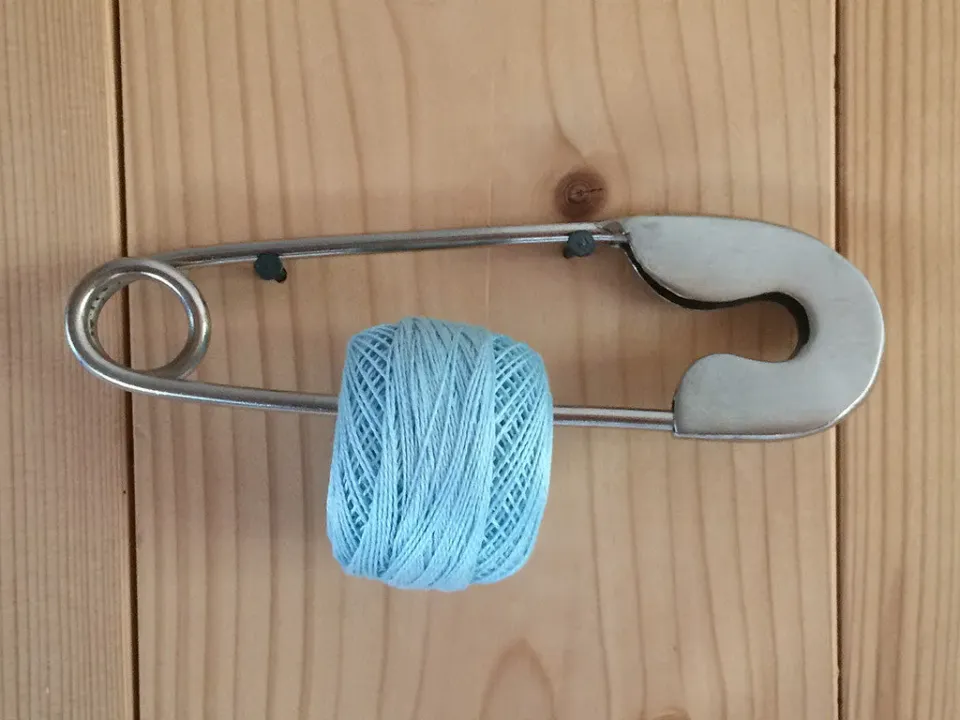 La Croix et La Manière Coton perlé n°8 Ciel fil 80m n°747