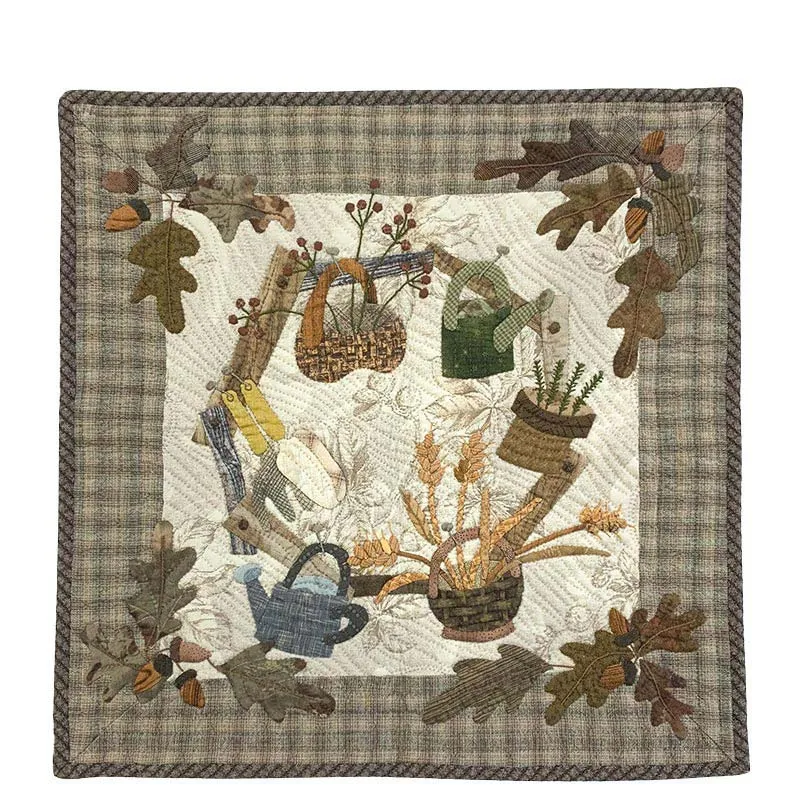 Yoko Saito Harvest patron tapisserie appliqué 40 cm