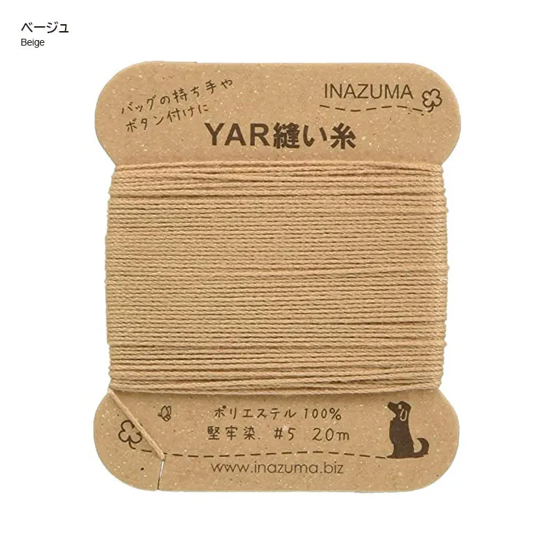 Yoko Saito dm2109 fil à coudre anses noir polyester
