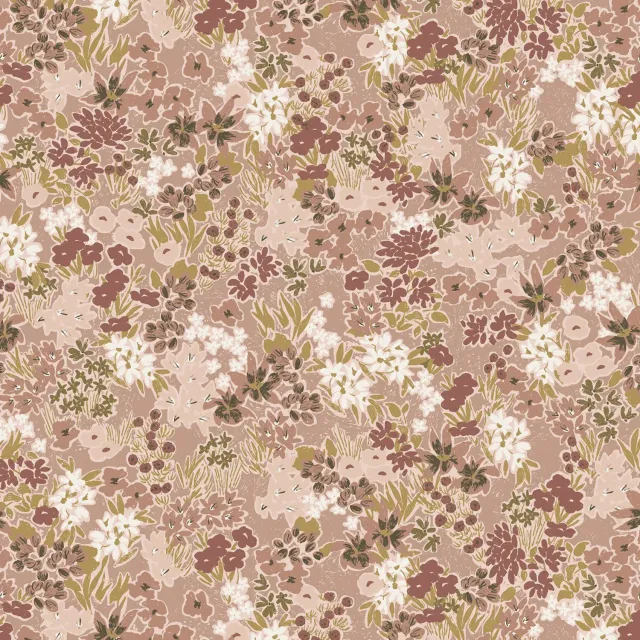 La Maison Naïve échantillon crépon viscose prairie tomette 8,5 cm