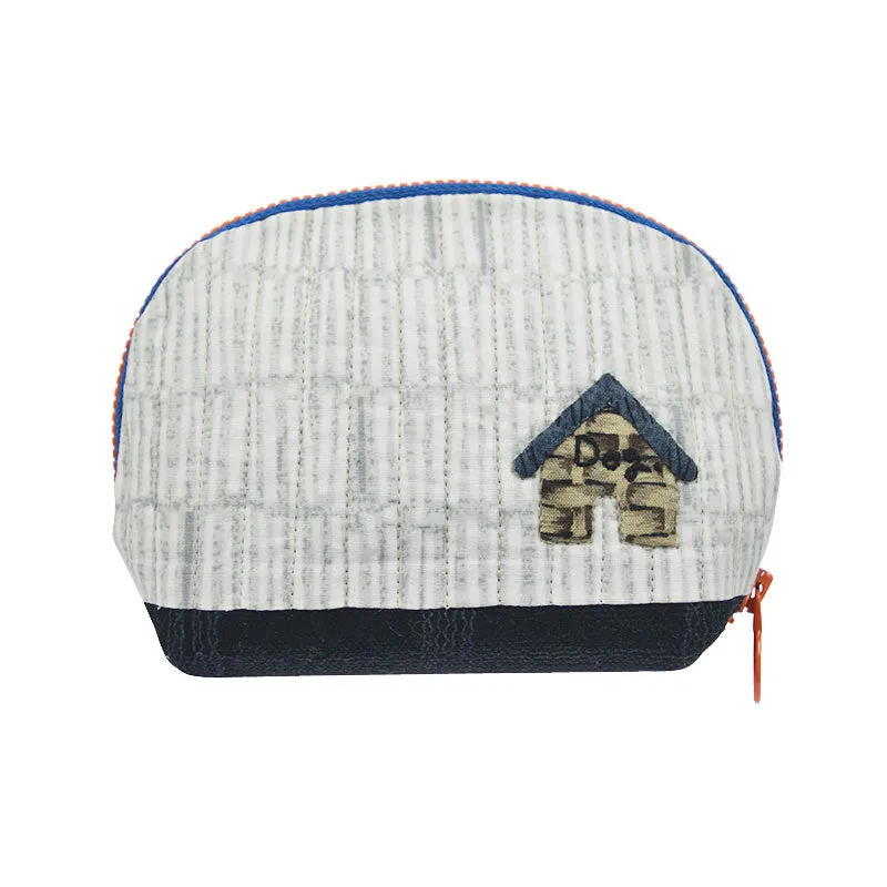 Yoko Saito Mocha kit pochette chien fermeture bleue