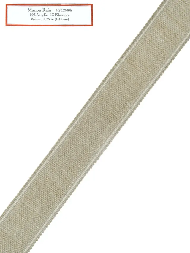 French General Manon Rain galon déco au mètre bleu 4,5cm