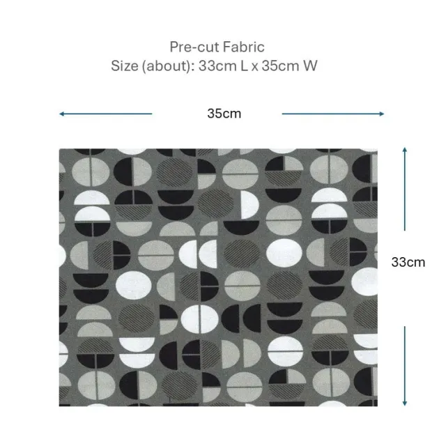Yoko Saito 2026-04-A06 coupon tissu coton 33x35 cm monochrome