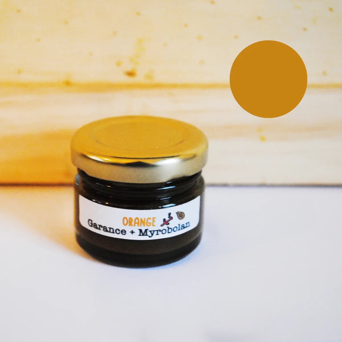Tribu Indigo Orange 30ml pâte teinture textile végétale